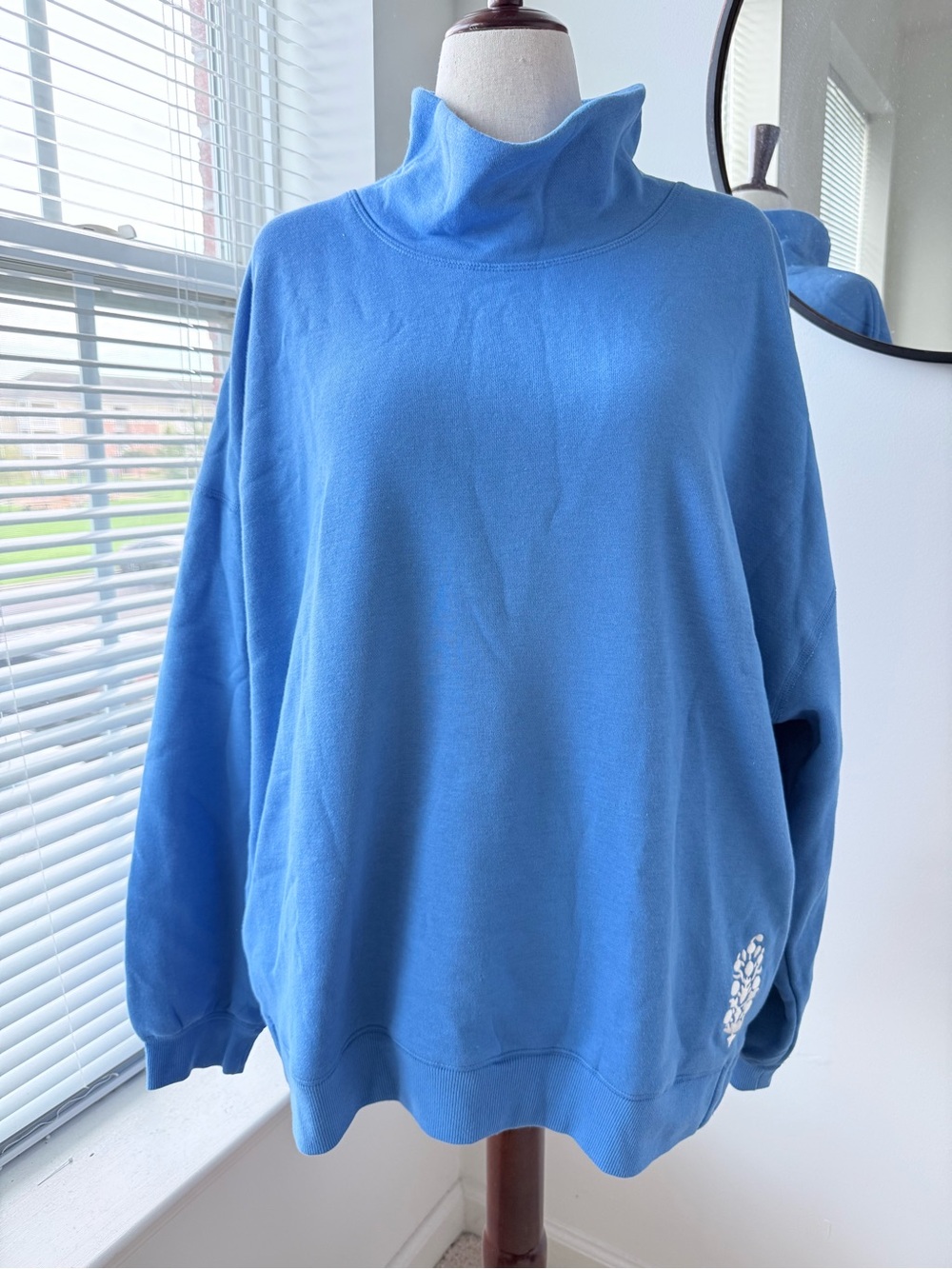 Free People Victory Cowl Neck Oversized Sweatshirt (Top only)